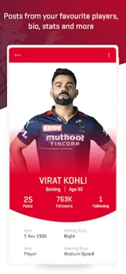 RCB Official - Live IPL Cricket android App screenshot 10