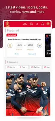 RCB Official - Live IPL Cricket android App screenshot 13