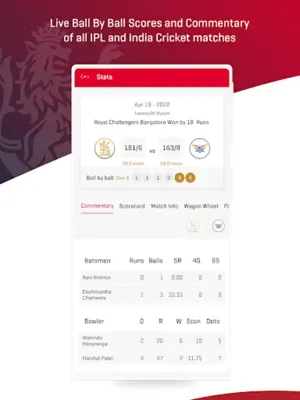 RCB Official - Live IPL Cricket android App screenshot 4